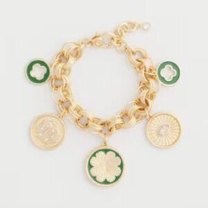 NWT CHICO'S St. Patrick's Charm Bracelet.